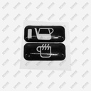 913189020- M39 CLASSIC STEAM/HOT W A TER STICKER R2(L7-S2)