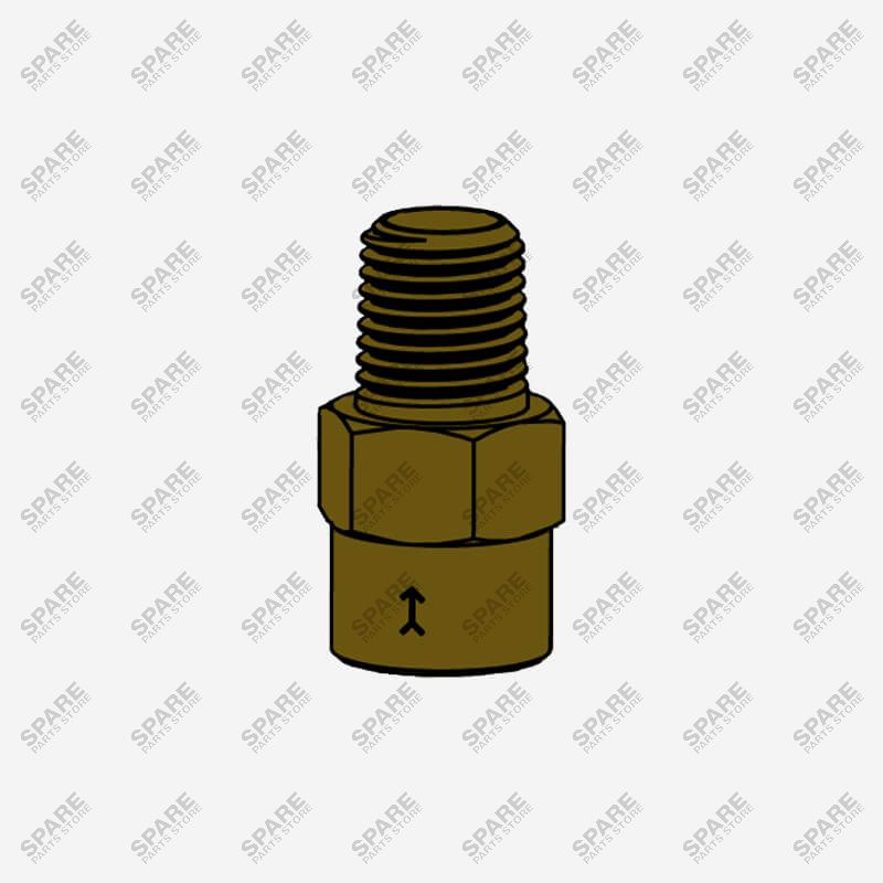 42000-34620 CHECK VALVE MEDIUM PRESSURE VALVE 1/4' R2 (L3 - S1)