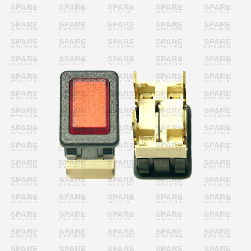05630035 Elektra Double Pole Red Switch L5S2