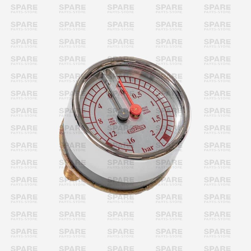 03666035 Elektra Dual Pressure Gauge-Chrome/Chrome -  L5S2