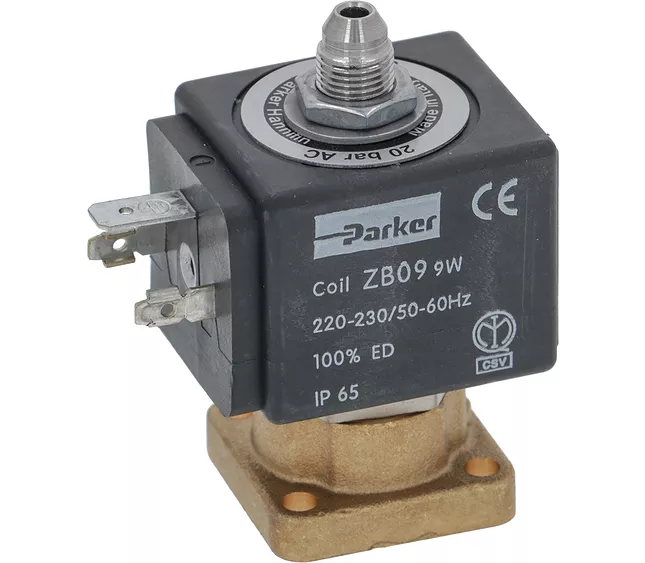 8F133 - PARKER 3 WAYS SOLENOID VALVE, 220/230V 50/60Hz, CONICAL R2(L1-S1)