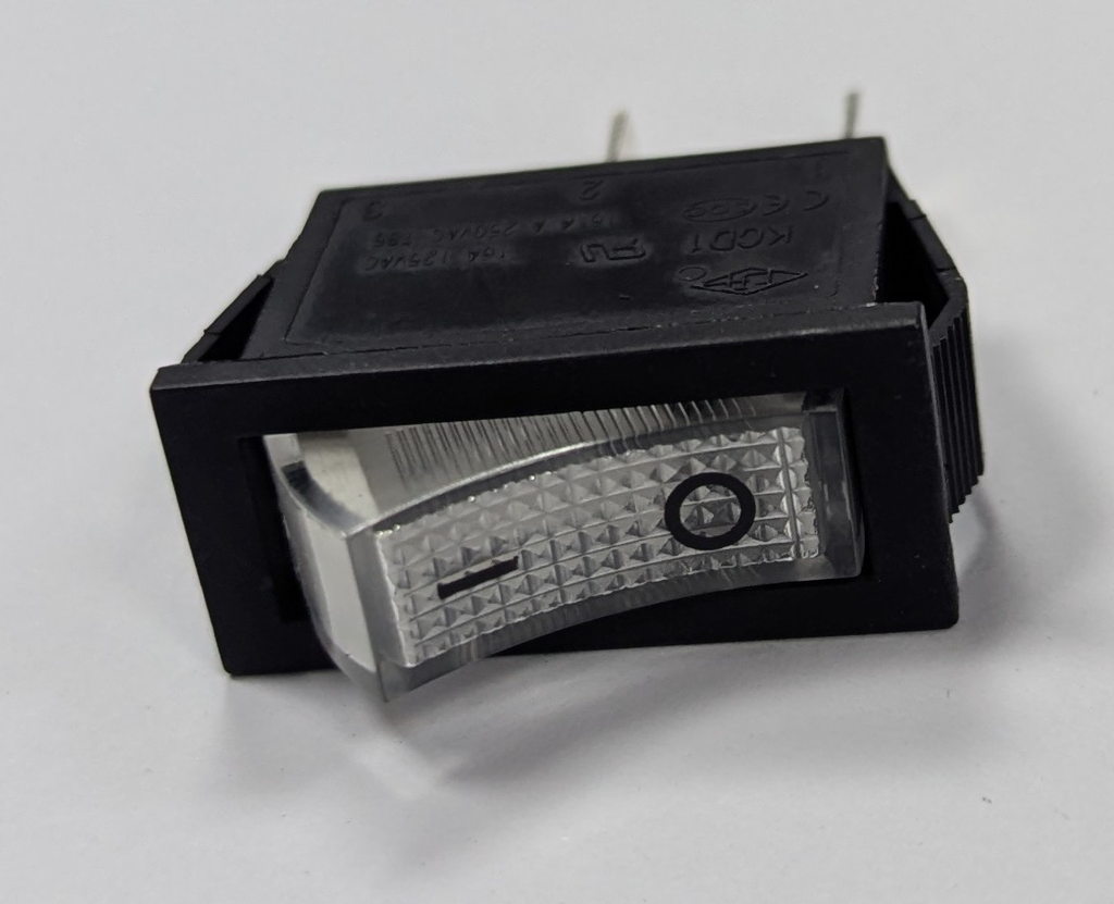 22800 - 243000 0R 1199042 WHITE SINGLE POLE SWITCH 16 A BRAS L8S1