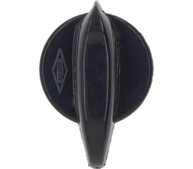 1241010 - MCE 15271  Knob Selector Switch Black 33mm L5S1