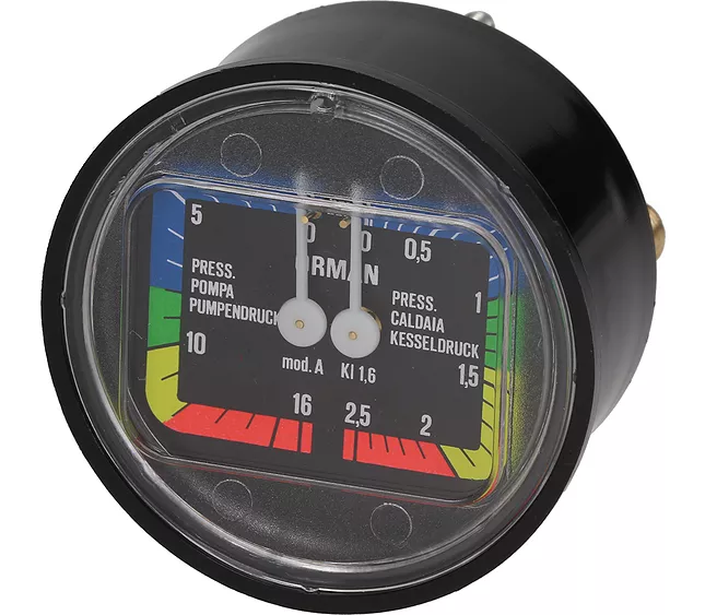 1245411 - BIANCHI 25034626-01  Boiler Pump Pressure Gauge 63mm L4S3