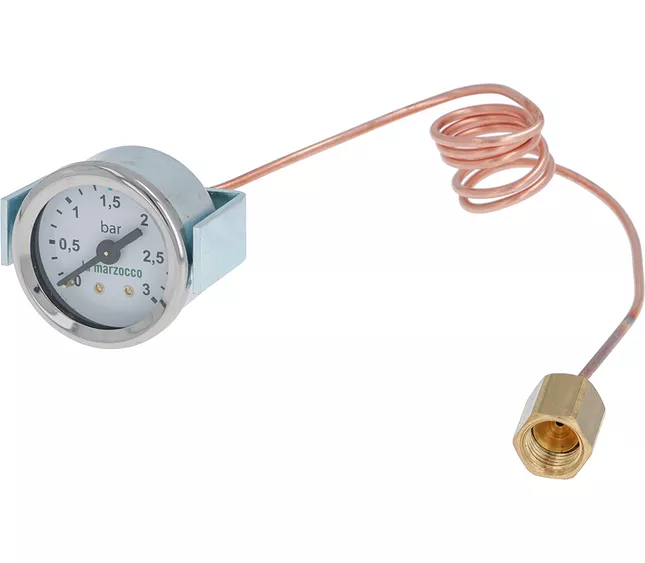 E.3.023 LA MARZOCCO PRESSURE GAUGE 0-3W/CAPILLARY WELDED