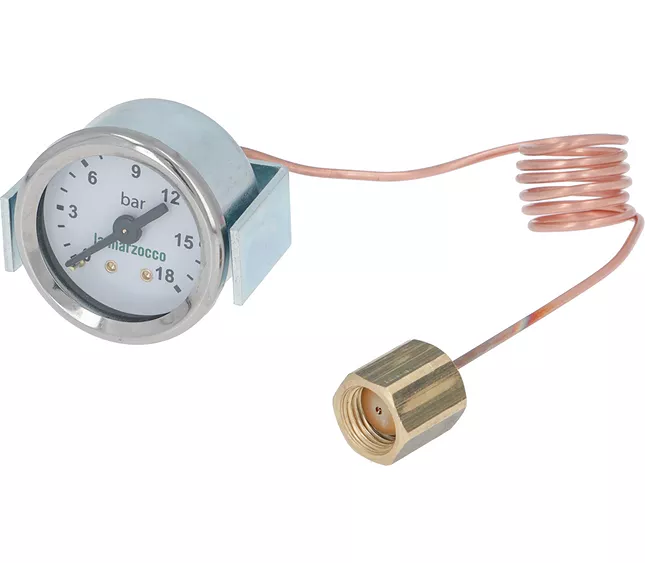 E.3.022 LA MARZOCCO PRESSURE GAUGE 0-18 W/CAPILLARY WELDED