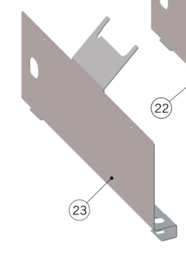 C.1.137 LA MARZOCCO PANEL FRONT CENTRAL GS3 MP