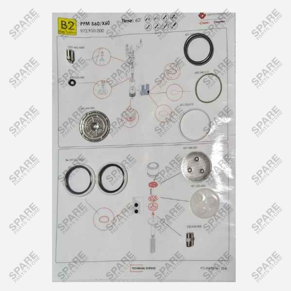 972950000 - FAEMA "B2-50" KIT PPM S60 R2(L7-S1)