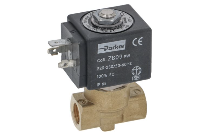 1120354 - 451272 SOLENOID VALVE PARKER 2-WAY 230V 50/60Hz R2(L9-S3)