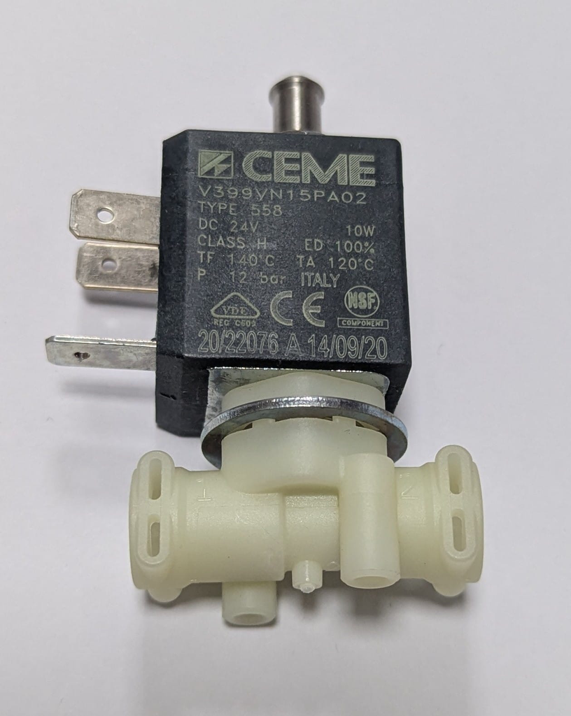 6.016.001.137 BRAVILOR WATER VALVE 3/2 24V DC NC L7-S4