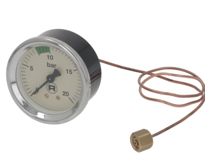 1245102 - A219906185 - ROCKET PRESSURE GAUGE FOR PUMP ø 60 mm 0÷20 bar (L1-S5)