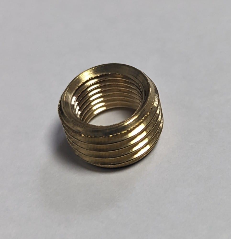 11831 CAPITANI BRASS REDUCTION 1/4 M 1/8F art.2095 L6-S3
