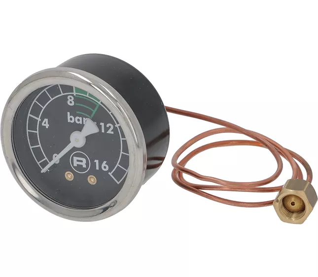 A299905010 - ROCKET PRESSURE GAUGE 0-16 BLACK (L1-S5) 