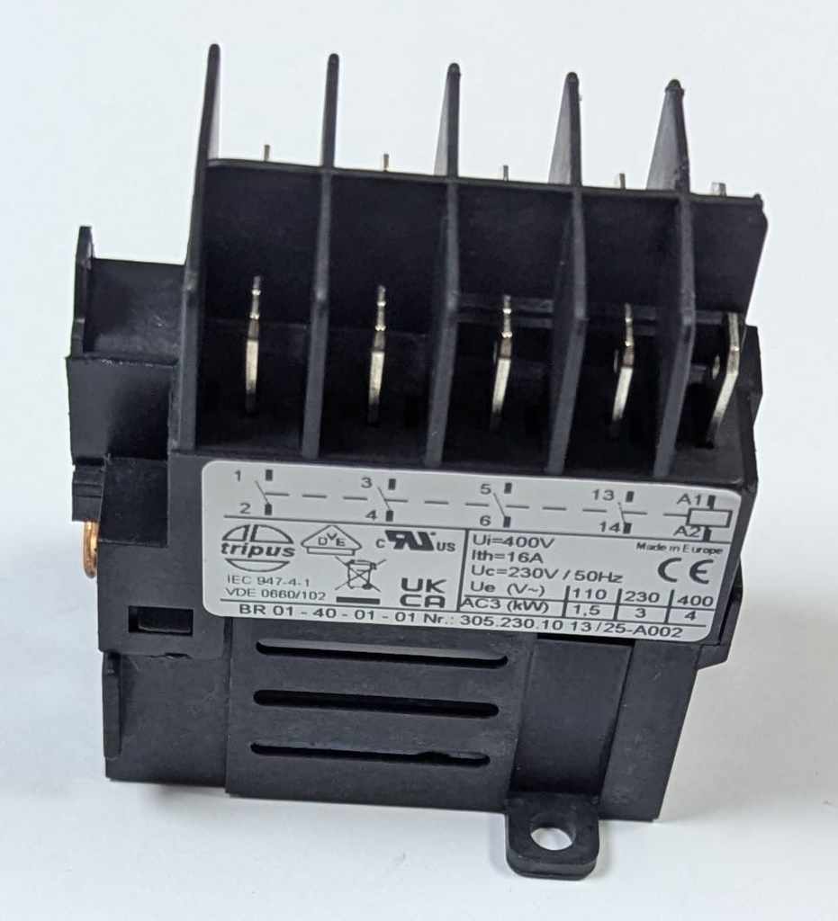6.004.002.103 - BRAVILOR RELAIS TRIPUS BR01 50Hz L9-S3