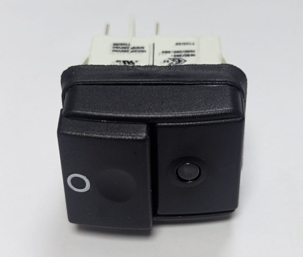 1319902 - 532022008 - FAEMA BIPOLAR SWITCH BLACK 16A 250V R2(L7-S3)
