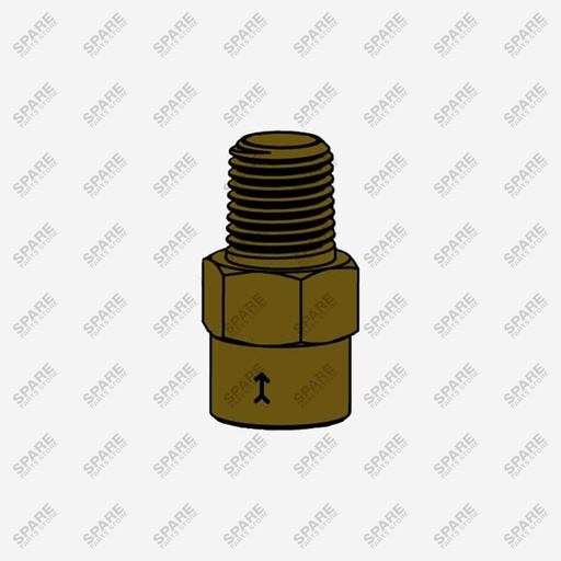 [SLP170] 42000-34620 CHECK VALVE MEDIUM PRESSURE VALVE 1/4' R2 (L3 - S1)