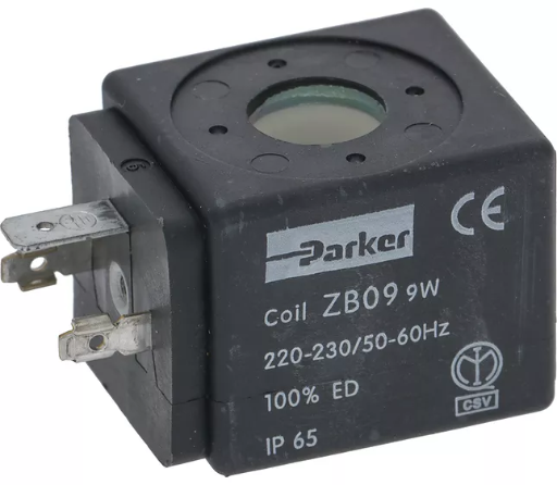 [JI836] 8F48 - BOBINA PARKER 230V 50/60Hz 9W R2(L12-S2)