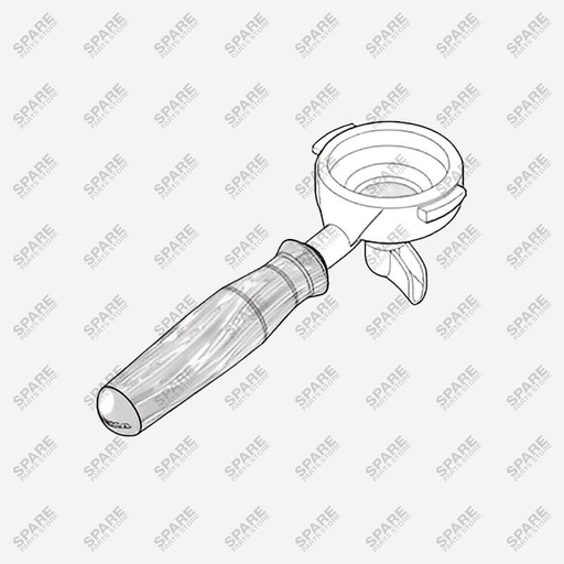 [SPF511] 995883000 - FAEMA 1 way WOOD FILTER HOLDER LEVER R2(L7-S3)