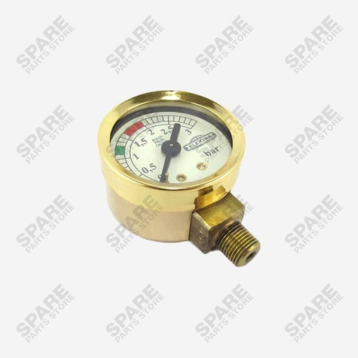 [SPEKT14] 00398035 Elektra Pressure Gauge-Gold - L5S2