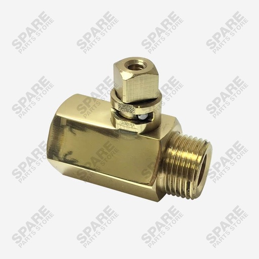 [SPEKT19] 00150019 Elektra Steam Valve-Polished Brass L5S3