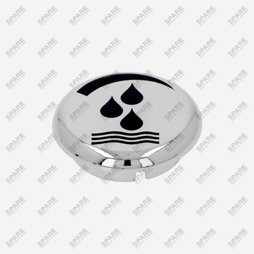 [Nuova07] 700890 Water Valve Knob "Chromed & Serigraphed" -CapLa Pavoni Bar-Hotel-Pub R2(L1-S1)