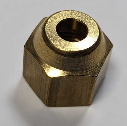 [SPDVG6] 9R121 Brass nut 1/4 hole d.6mm R2(L12-S4)