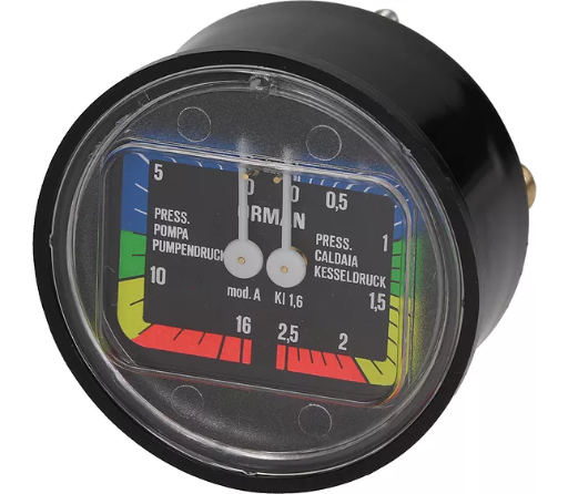[LFSP62] 1245411 - BIANCHI 25034626-01  Boiler Pump Pressure Gauge 63mm L4S3