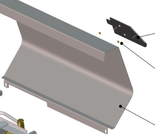 [SPMARZ017] C.1.045 LA MARZOCCO PANEL BACK GS3
