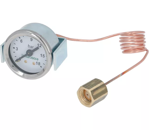 [SPMARZ035] E.3.022 LA MARZOCCO PRESSURE GAUGE 0-18 W/CAPILLARY WELDED