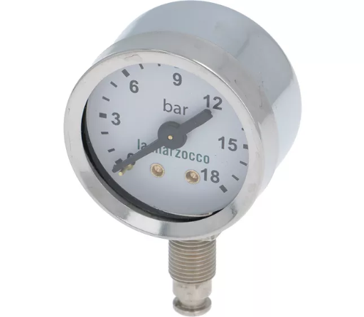 [SPMARZ280] E.3.009.01- LA MARZOCCO PRESSURE WHITE GAUGE 0-18 VERTICAL