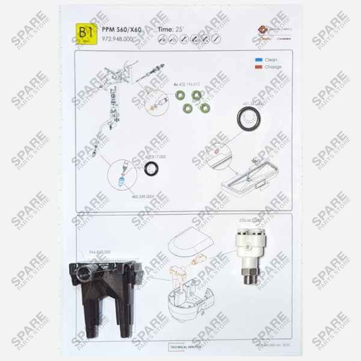 [SPF1212] 972948000 - FAEMA "B1"KIT PPM S60 R2(L7-S1)