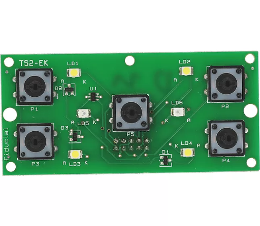 [LFSP260] 1319670 - SPAZIALE PUSH BUTTON BOARD 5 BUTTONS