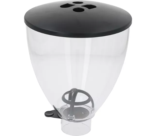 [SPMAC02] 42025446 - C00071656 - MACAP HOPPER TRANSPARENT 1.2Kg. M42 PLUS WITH LID R2(L1-S4)